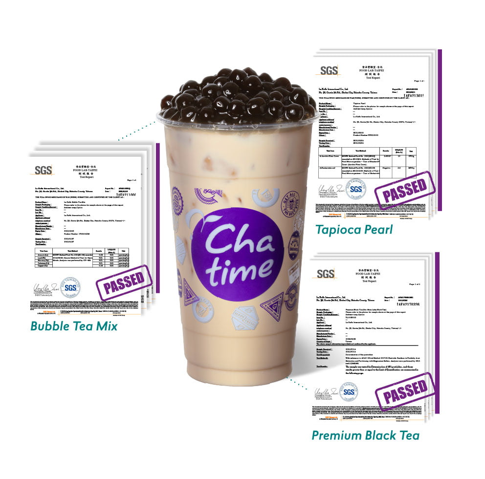 chatime tea quality certification